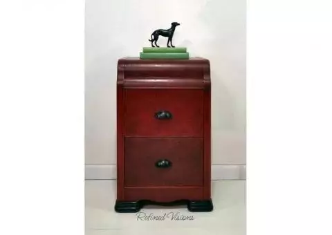 Vintage Art Deco End Table/ Night Stand